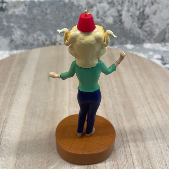 Hallmark FRIENDS Monicca w/ Turkey on Head Christmas Tree Ornament Thanksgivings - Picture 3 of 7